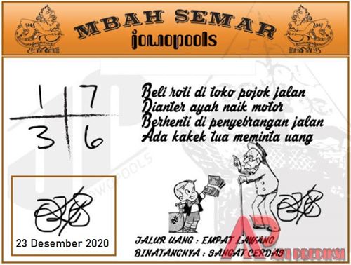 ᑔᑔ Mbah semar hongkong 18 desember ஔ Syair HK Hari Ini